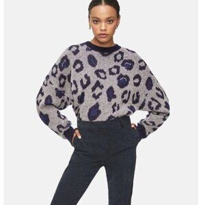 Anine Bing Raigh Sweater in Leopard